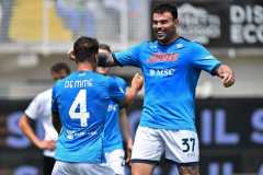 Napoli tutup Serie A musim 2021/22 dengan kemenangan 3-0 atas Spezia
